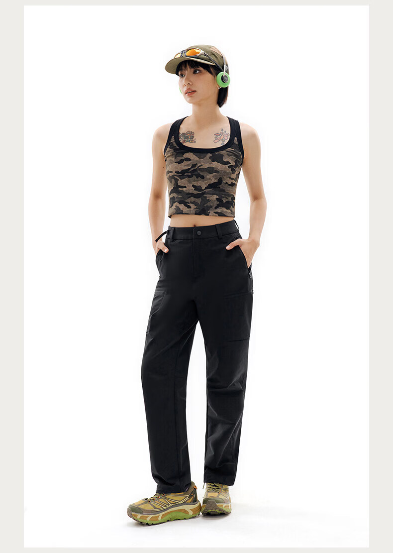 TECTOP Casual Pants Unisex Spring Summer Water-Repellent Breathable Quick-Dry Hiking Trousers 29